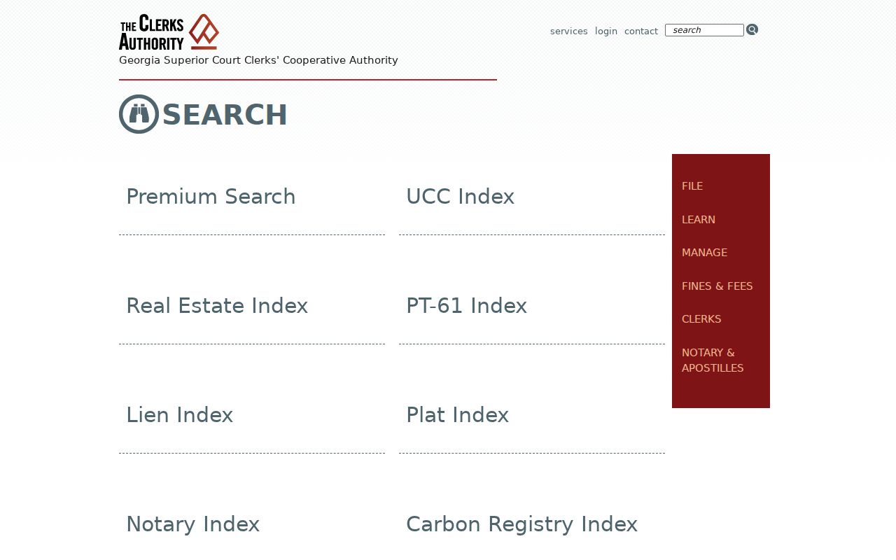 Clayton County people search GSCCCA deed lien and plat choices