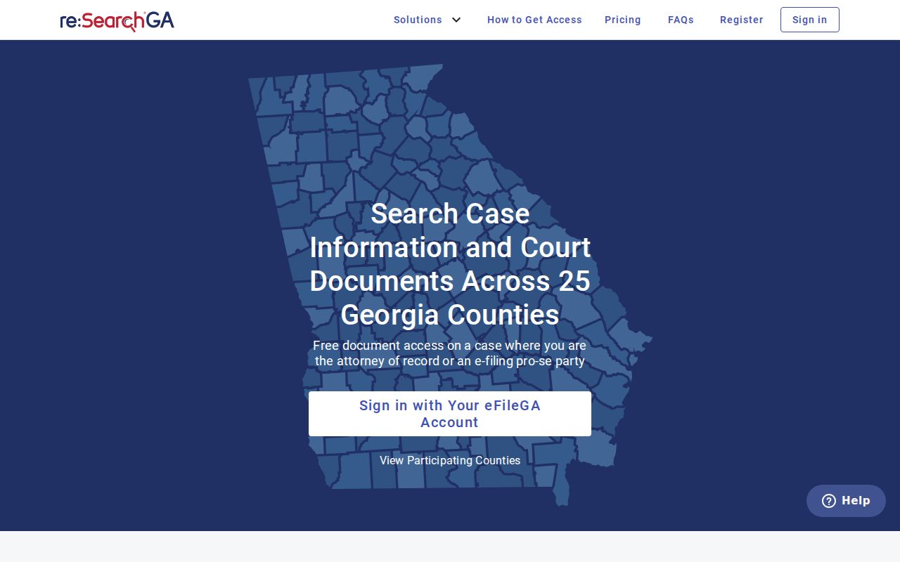 Clayton County people search statewide reSearchGA party and case portal