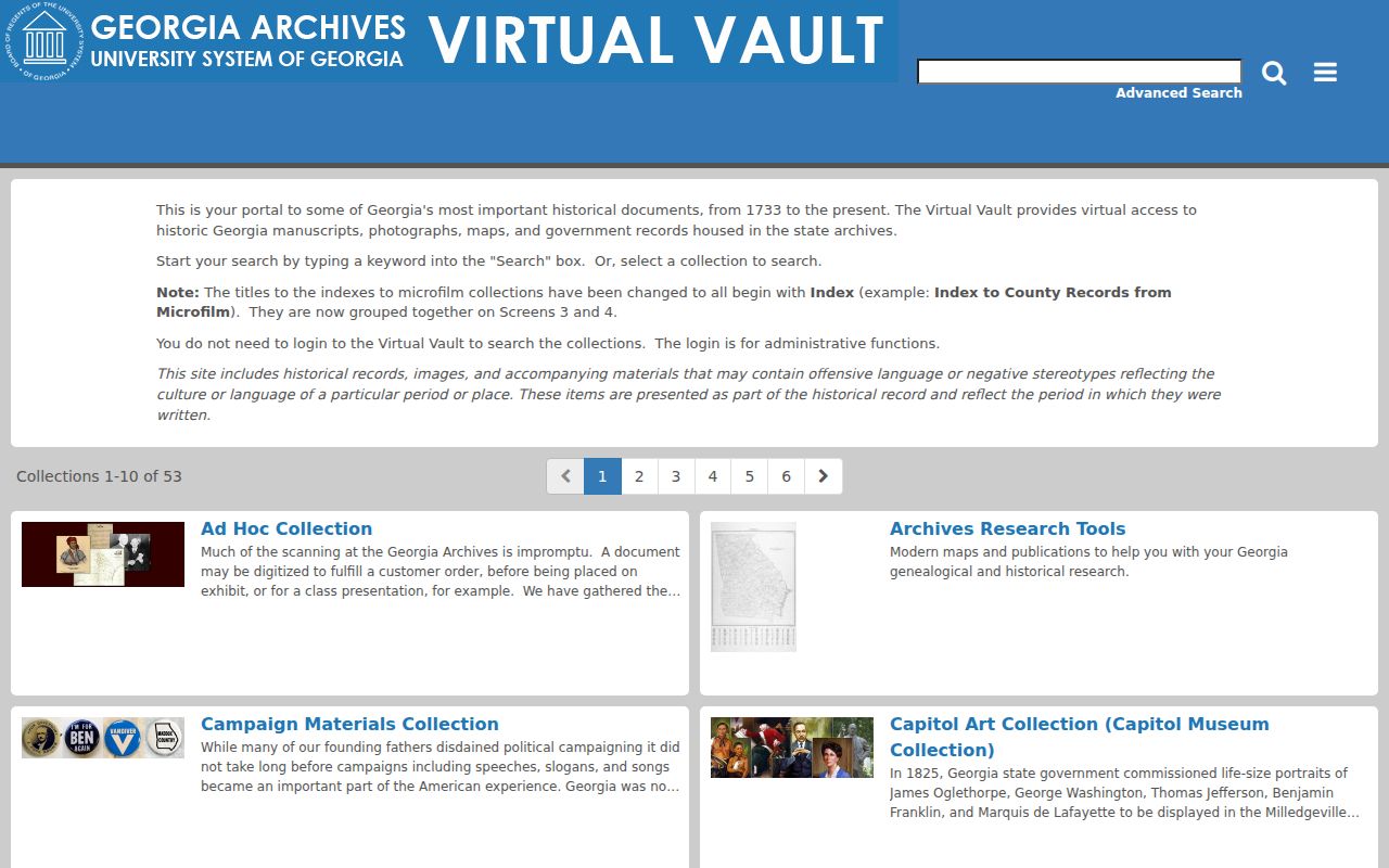 Clayton County people directories Virtual Vault historical search