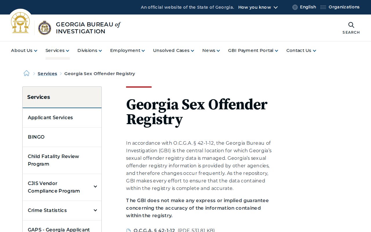 Clayton County public records link to Georgia offender registry