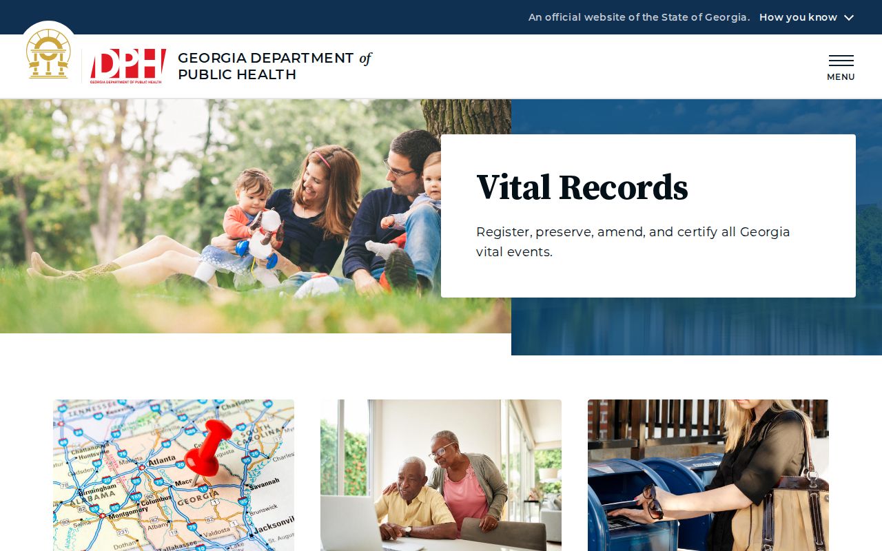 Clayton County public records access through Georgia Vital Records